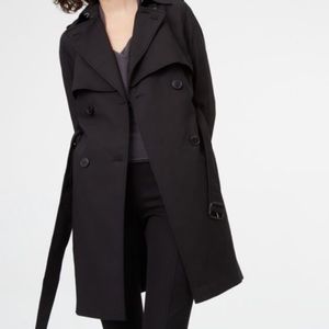 Club Monaco Aldrina Trench Coat (Black) size XS